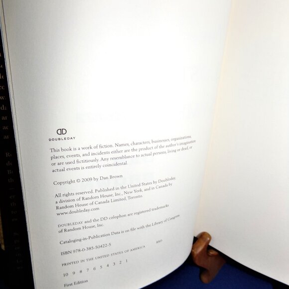 Robert Langdon: The Lost Symbol by Dan Brown (2009, 1st Edition Hardcover Book) - Picture 6 of 6